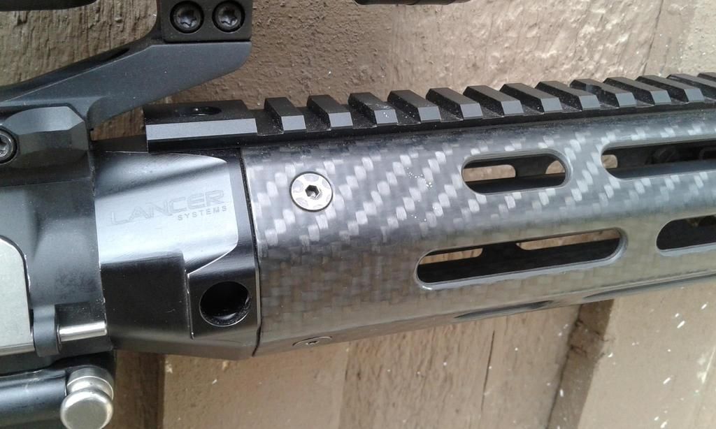 HELLUVA DEAL on Lancer Systems Carbon Fiber Full Rail Handguard.
