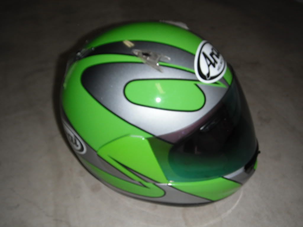 Arai GTR Helmet Kawasaki Team Green Colors ZX Forums