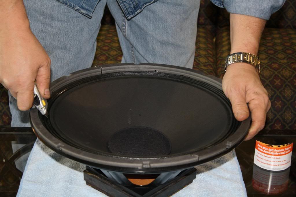 How to recone a K33 woofer Technical/Modifications The Klipsch