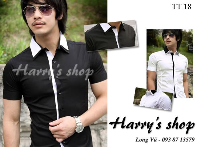 [HARRYshop] Áo sơ mi nam Hàn Quốc giá rẻ, quần kaki nam, áo khoác hàn Quốc - 16