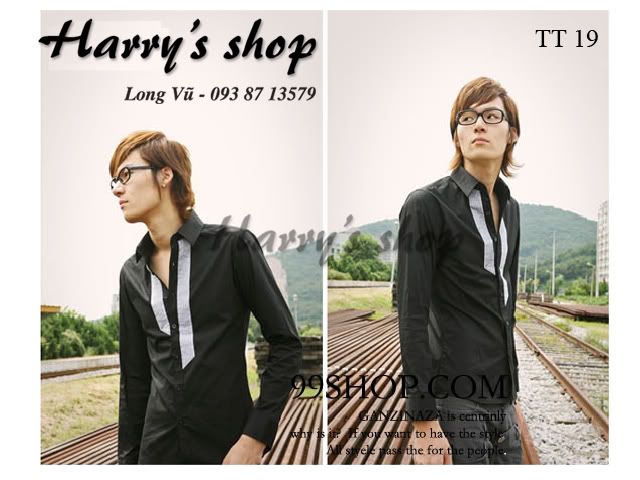 [HARRYshop] Áo sơ mi nam Hàn Quốc giá rẻ, quần kaki nam, áo khoác hàn Quốc - 17