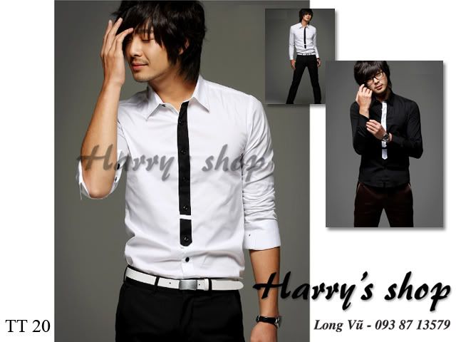 [HARRYshop] Áo sơ mi nam Hàn Quốc giá rẻ, quần kaki nam, áo khoác hàn Quốc - 18