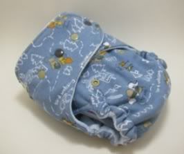 Moose in Shoes OS Fitted Cloth Diaper