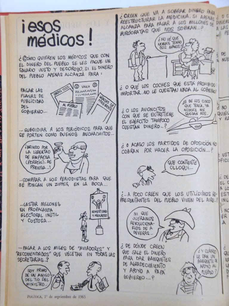 Caricaturas políticas de Rius en revista Política 1961-196 Caricaturas políticas de Rius en revista Política 1961-196