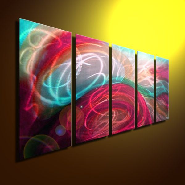 Metal Wall Sculptures original abstract art metal painting w