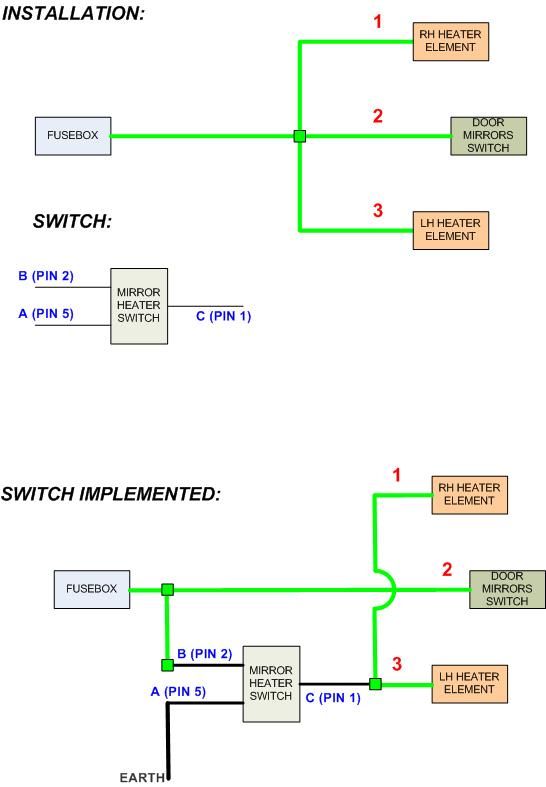 How to wire a heated mirror switch? | MG-Rover.org Forums