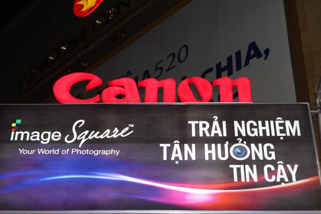 Hình ảnh buổi trải nghiệm Image Square của Canon ở Vincom, Hà Nội