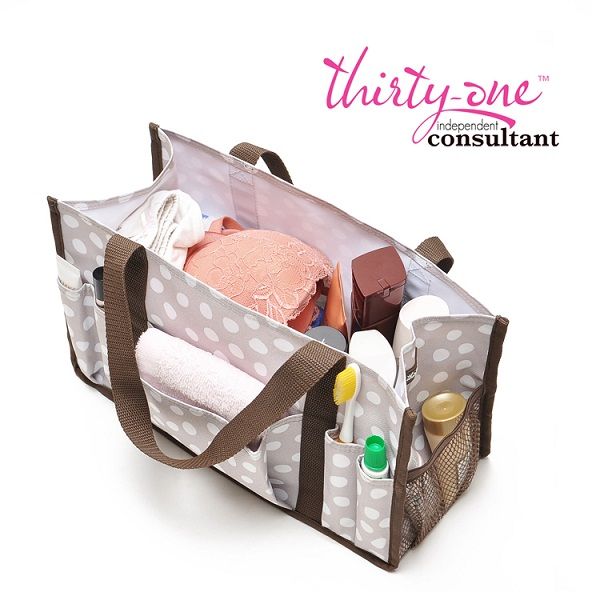 Travel Thirty One UTILITY Organizer mini tote hand bag keep it caddy 31