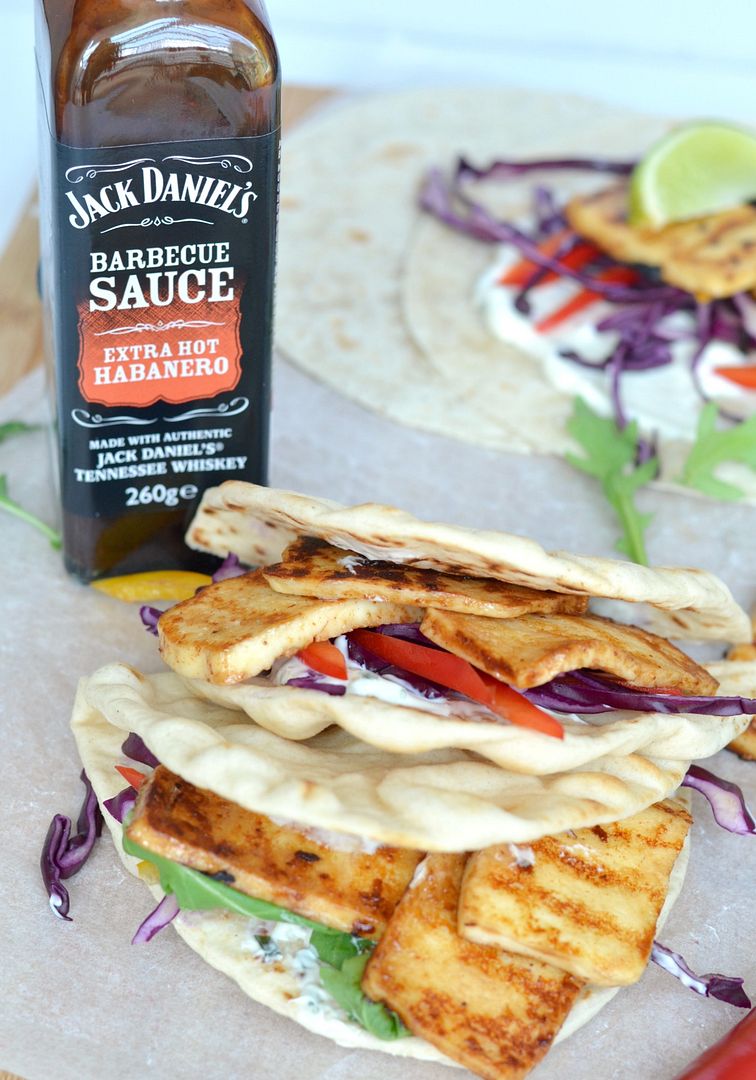 Hot & Spicy Halloumi Flatbread