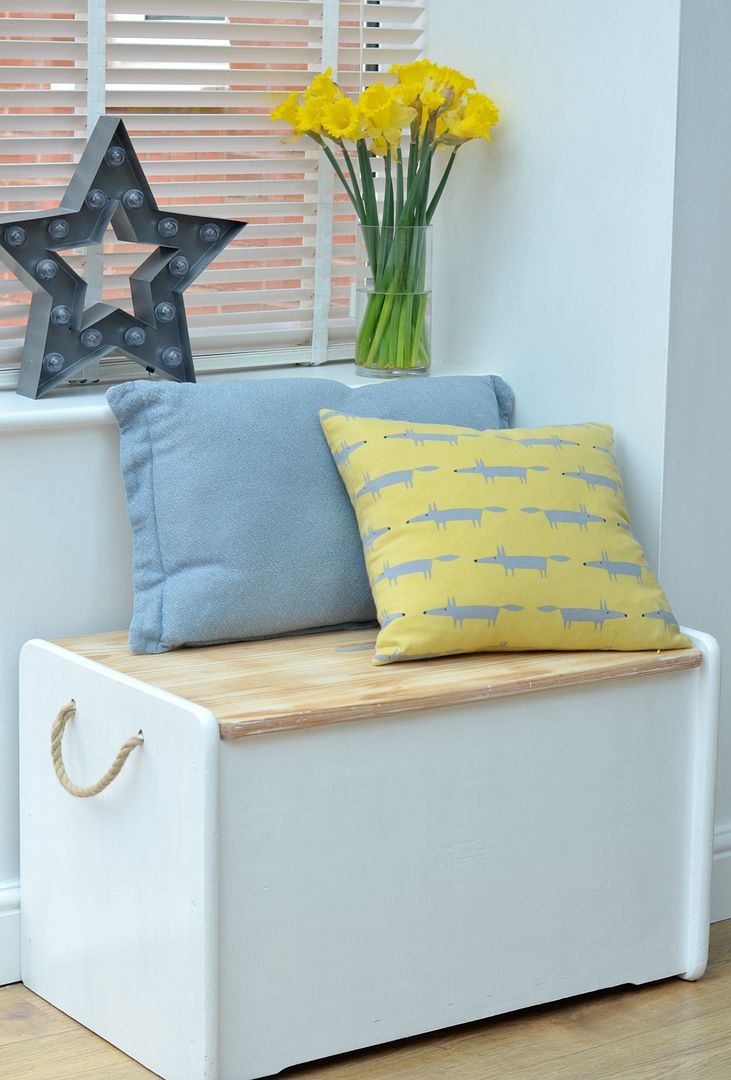upcycled pine storage box