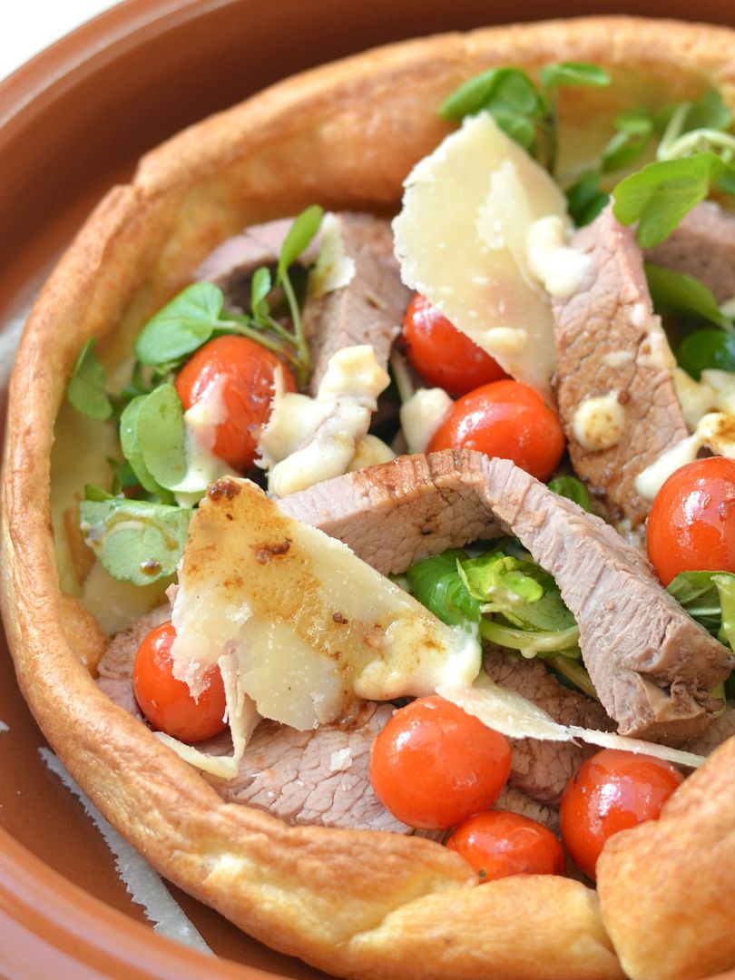 Roast Scotch Beef with Watercress, Horseradish & Grana Padano