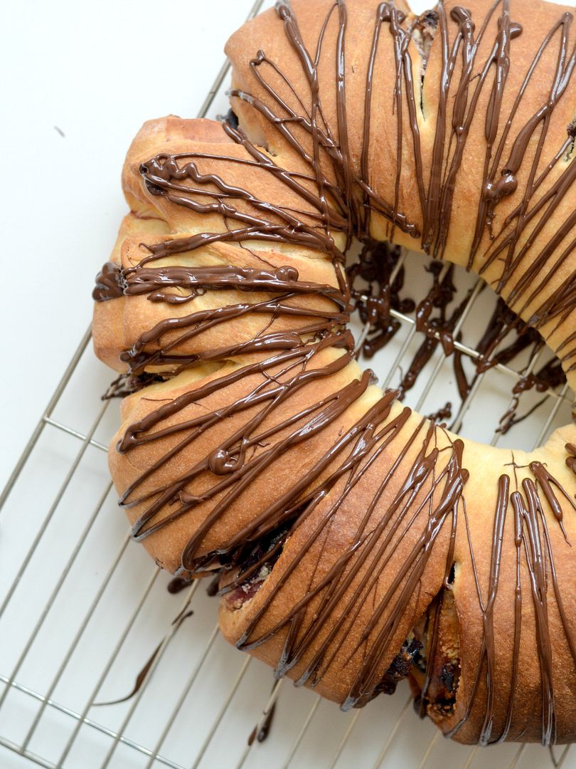 Cherry Chocolate Bread Ring