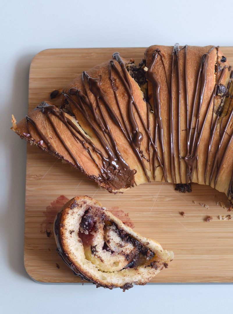 Cherry Chocolate Bread Ring