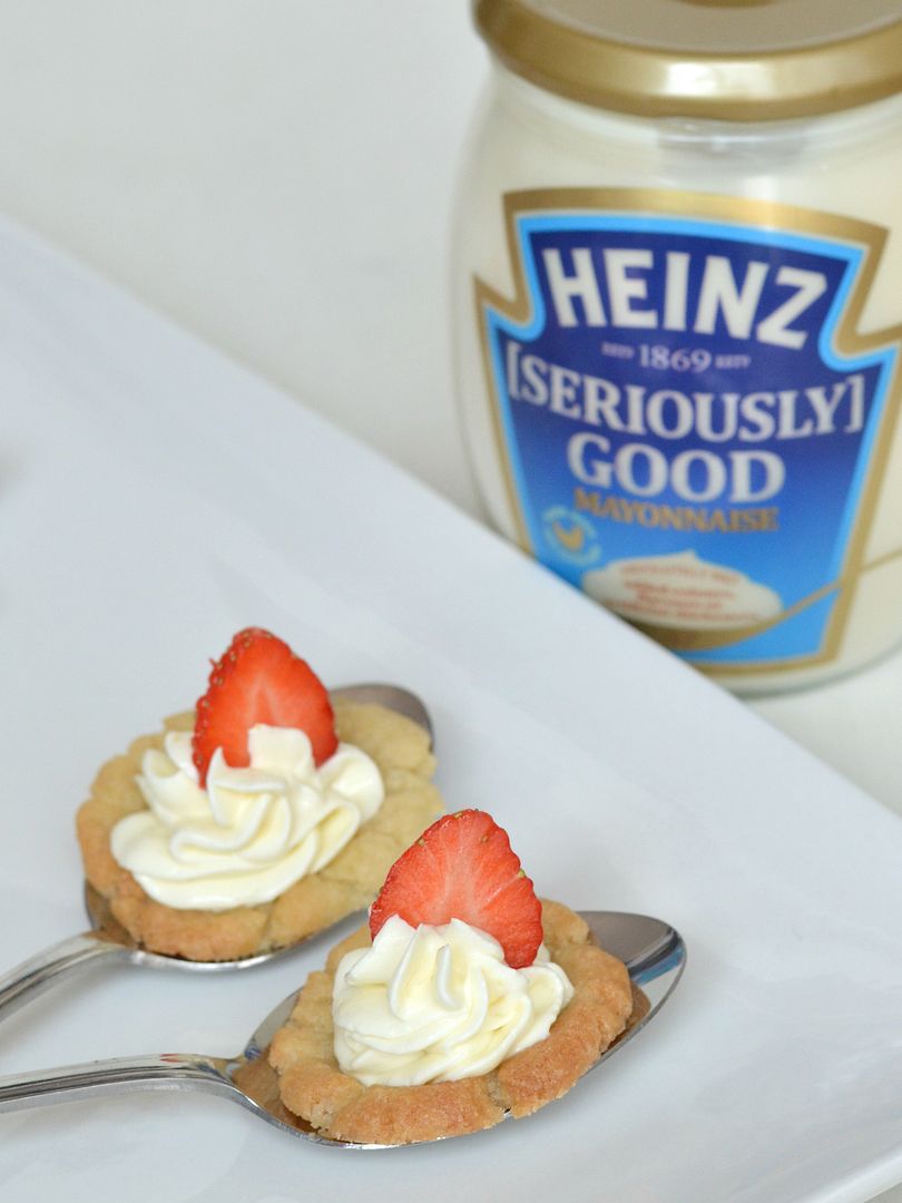 Seriously Good Strawberry & Lemon Dessert Spoon Cheesecakes