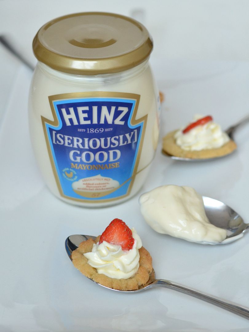 Seriously Good Strawberry & Lemon Dessert Spoon Cheesecakes