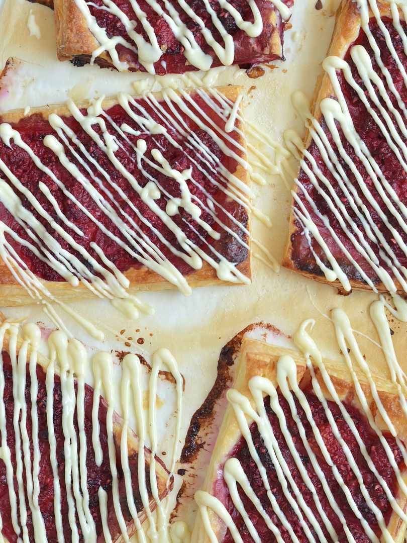 Raspberry & White Chocolate Tarts