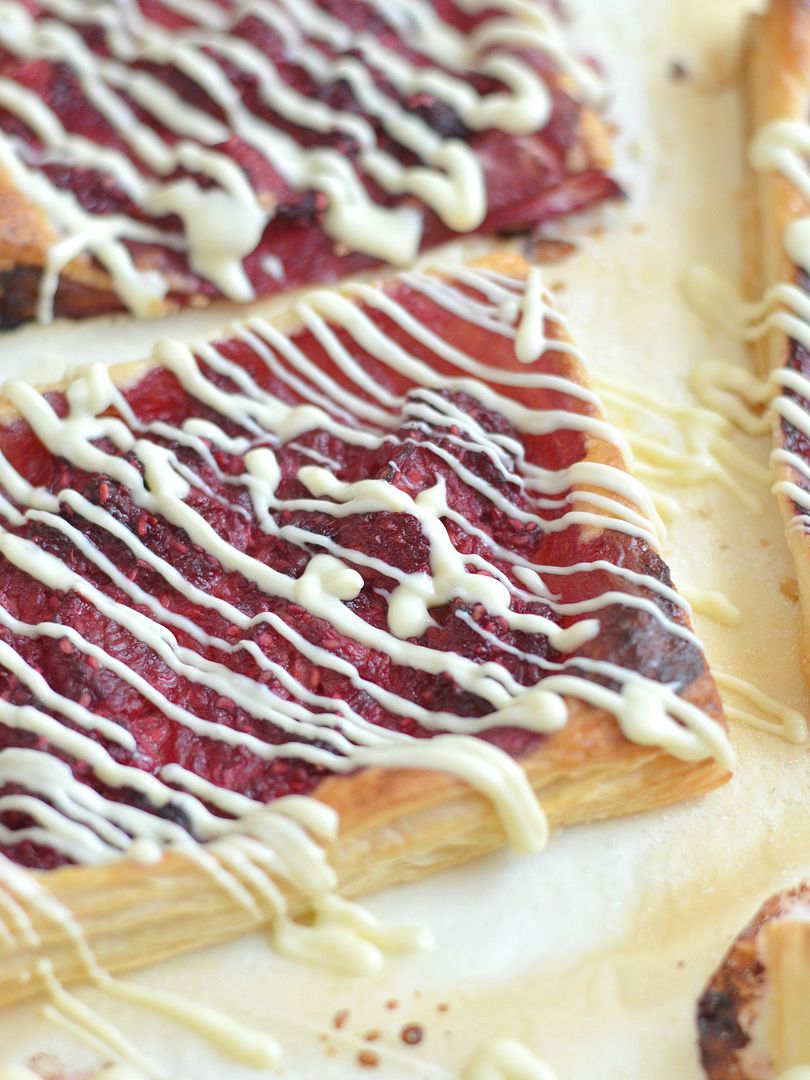Raspberry & White Chocolate Tarts