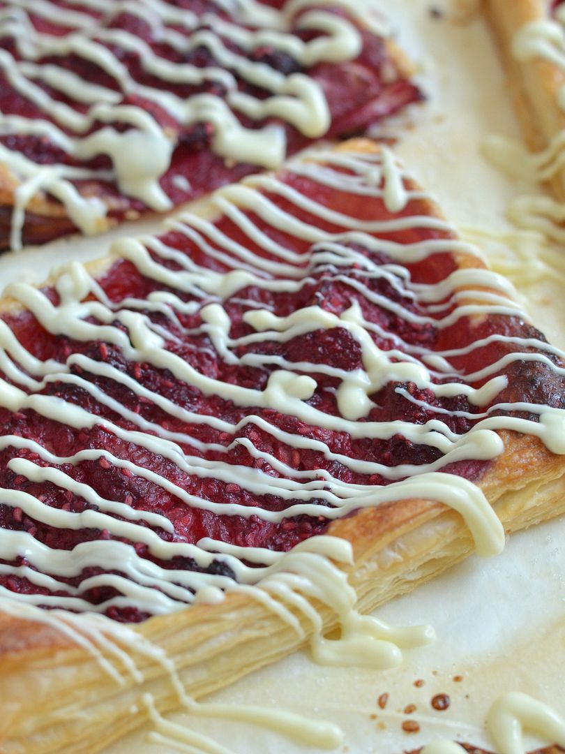 Raspberry & White Chocolate Tarts