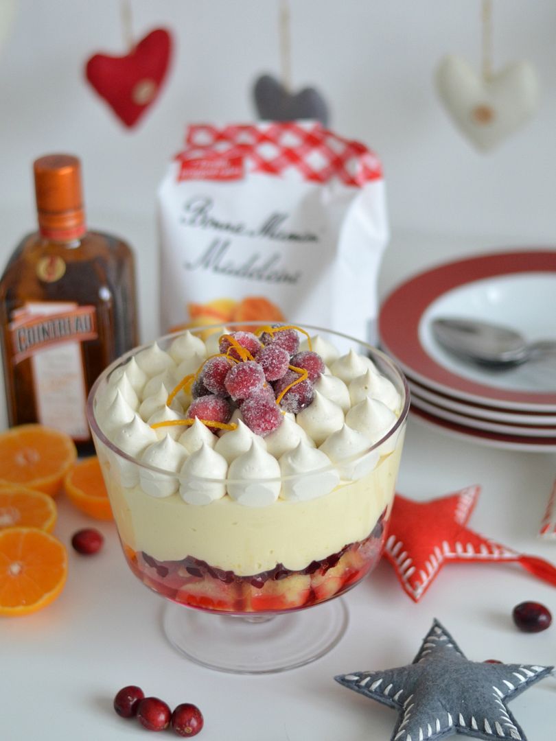 Cranberry, Clementine & Cointreau Trifle
