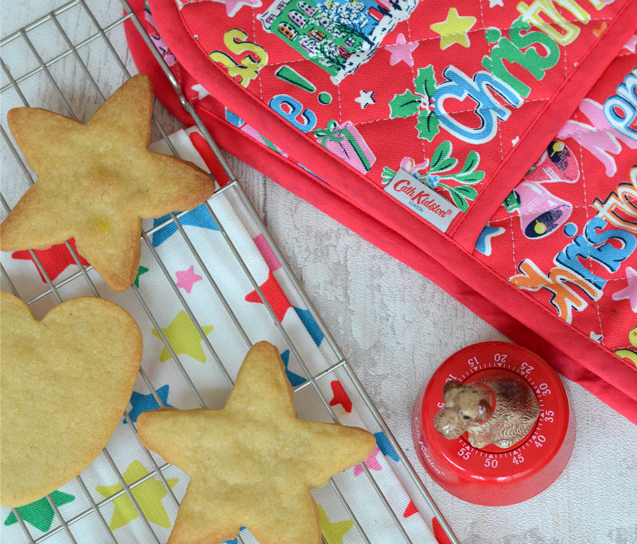 Ginger Shortbread Advent Calendar Biscuits