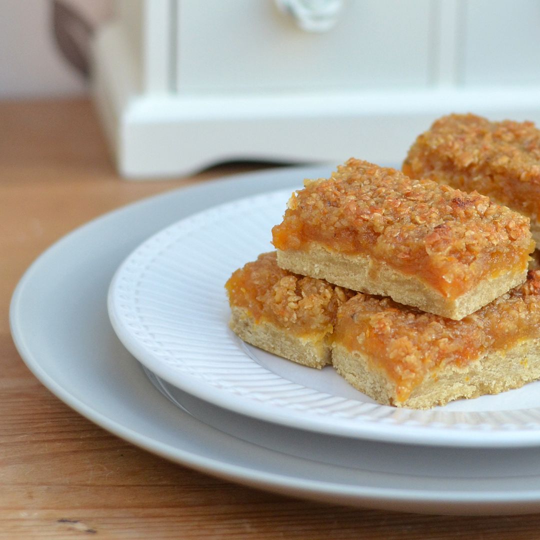 Apple & Apricot Flapjack Bars