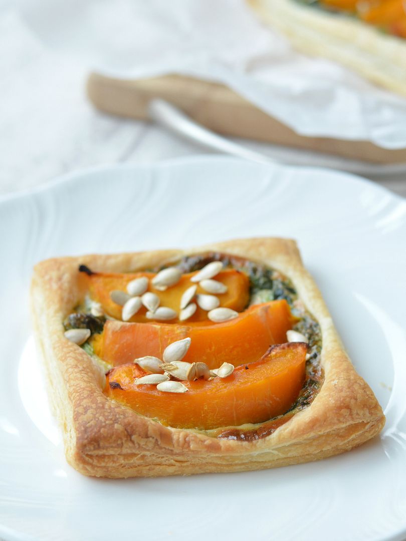 Butternut Squash & Spinach Tarts