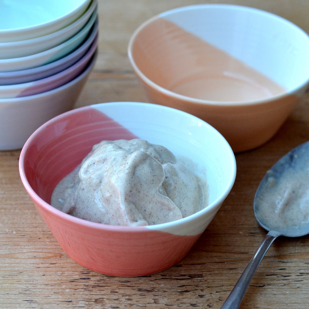 hazelnut banana ice cream