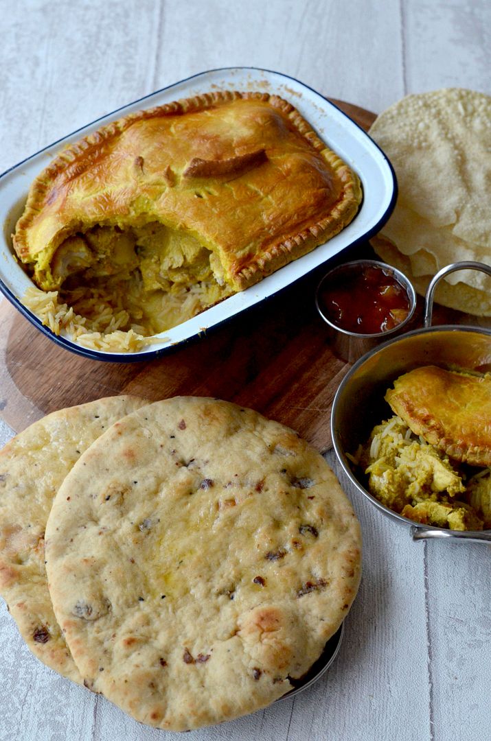 Chicken Korma Pie
