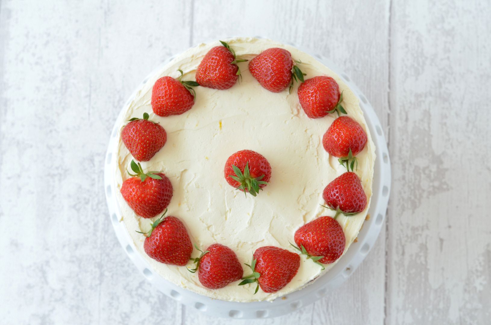 Strawberry and Lemon Cheesecake