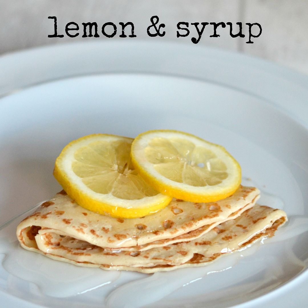 Lemon & syrup pancake