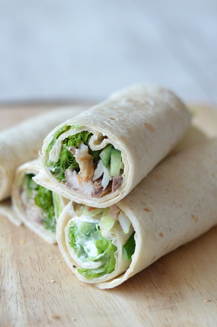 Smoked Mackerel Wraps