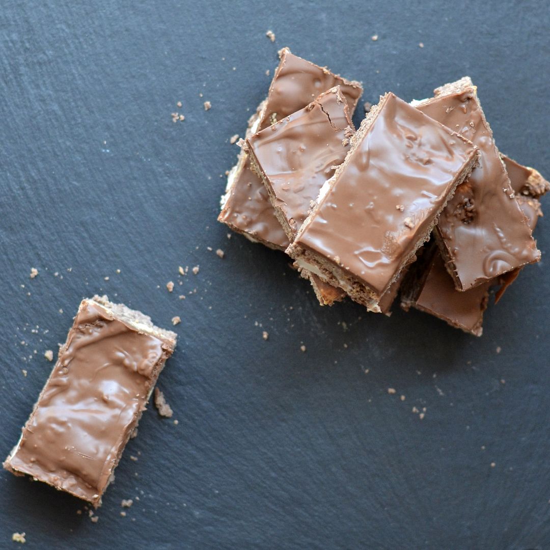 Malted Rocky Road Slices