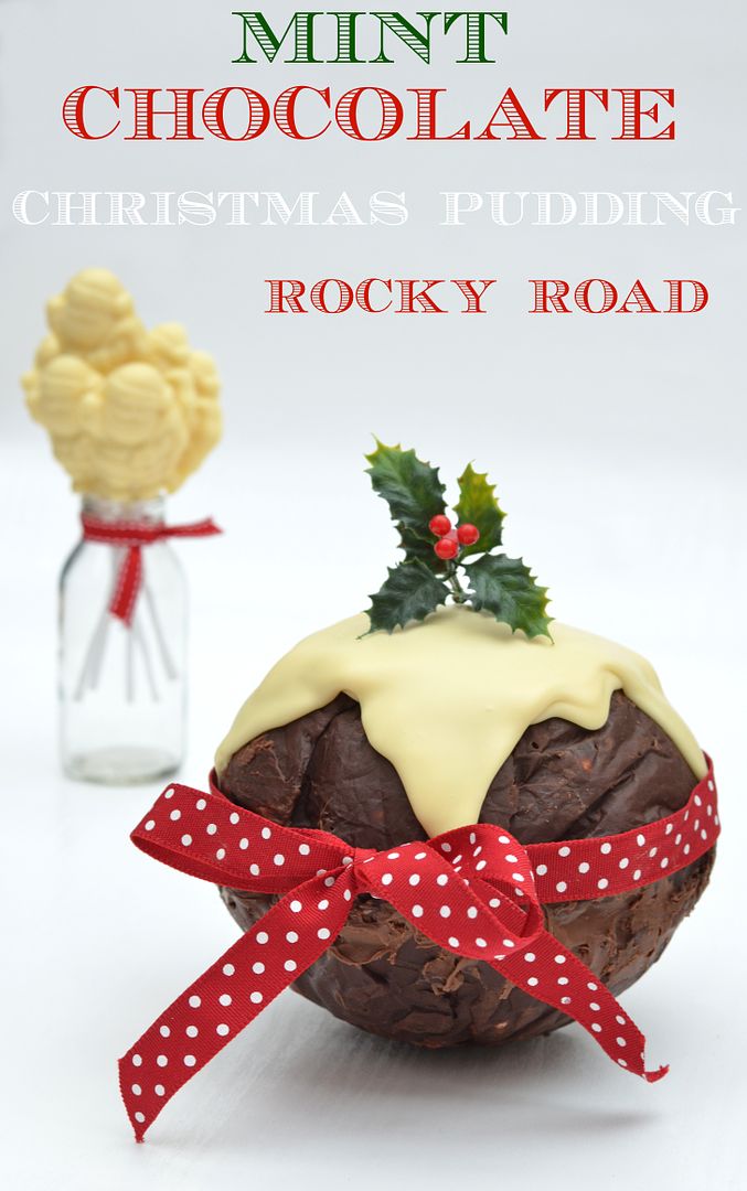 Christmas Pudding Rocky Road