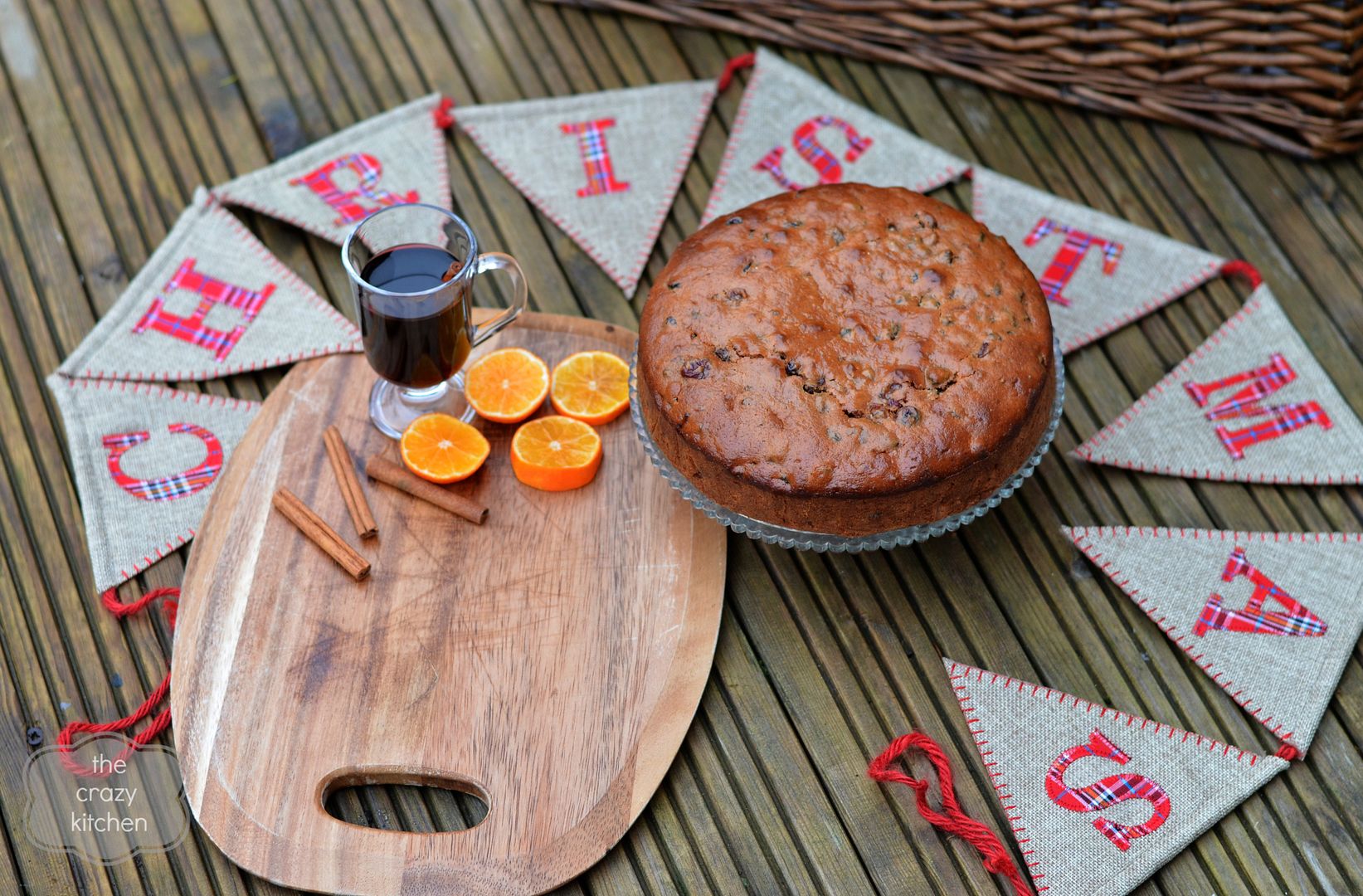 The Crazy Kitchen Mulled Wine Christmas Cake