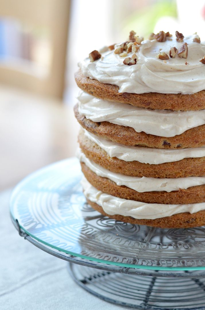 Pumpkin Pecan Cake