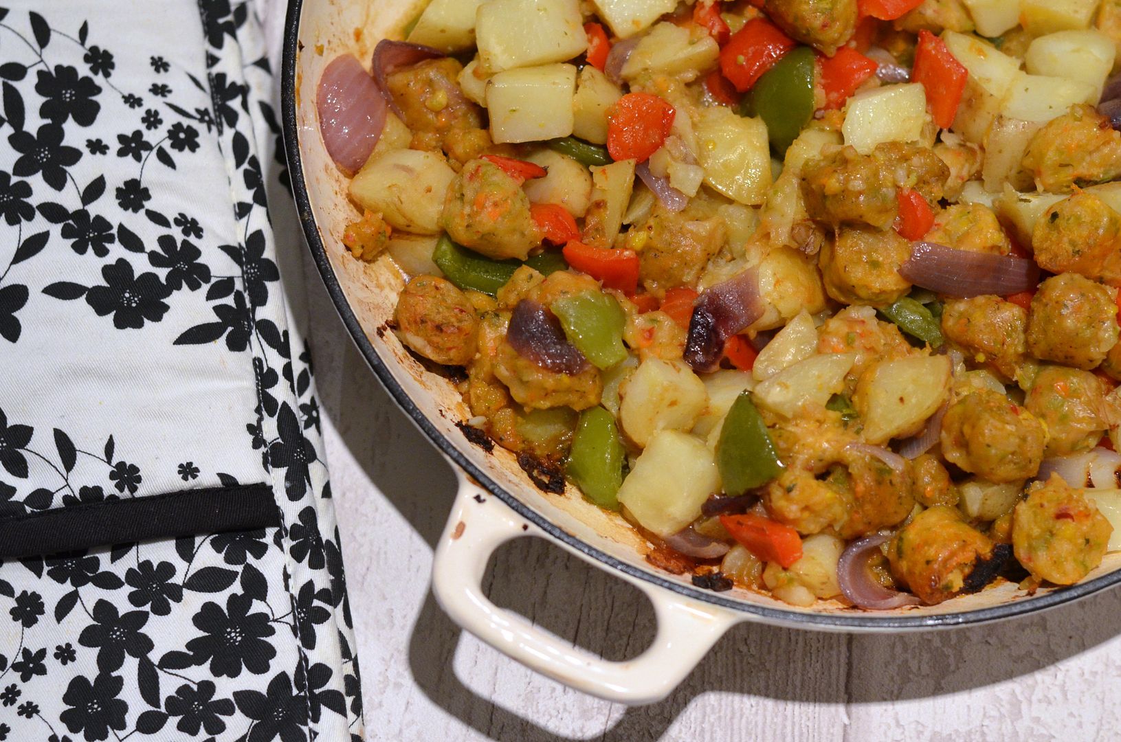 Sausage & Vegetable Bake
