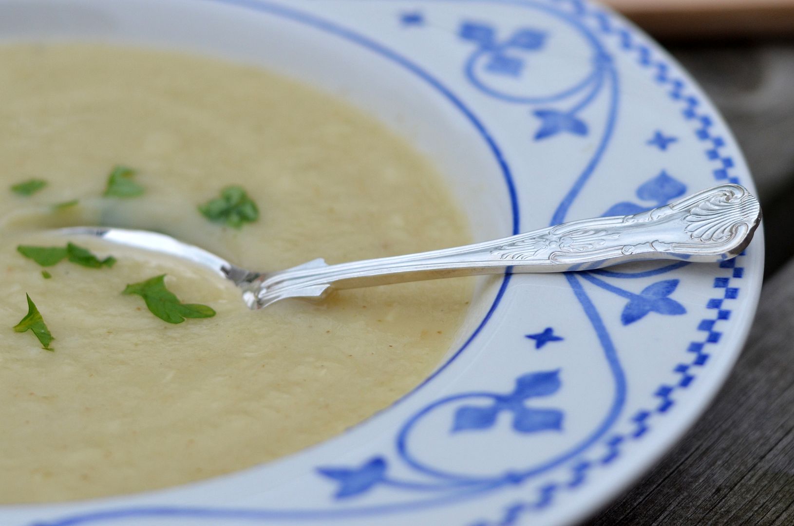 Thai Green Curried Parsnip Soup