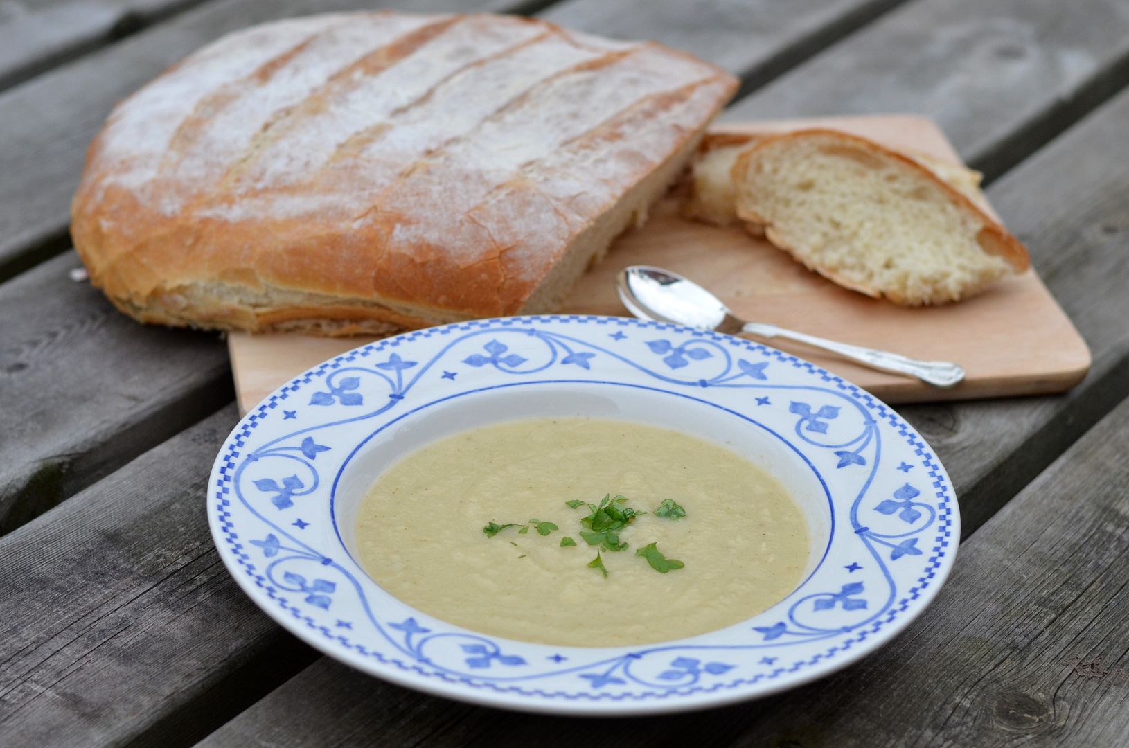 Thai Green Curried Parsnip Soup