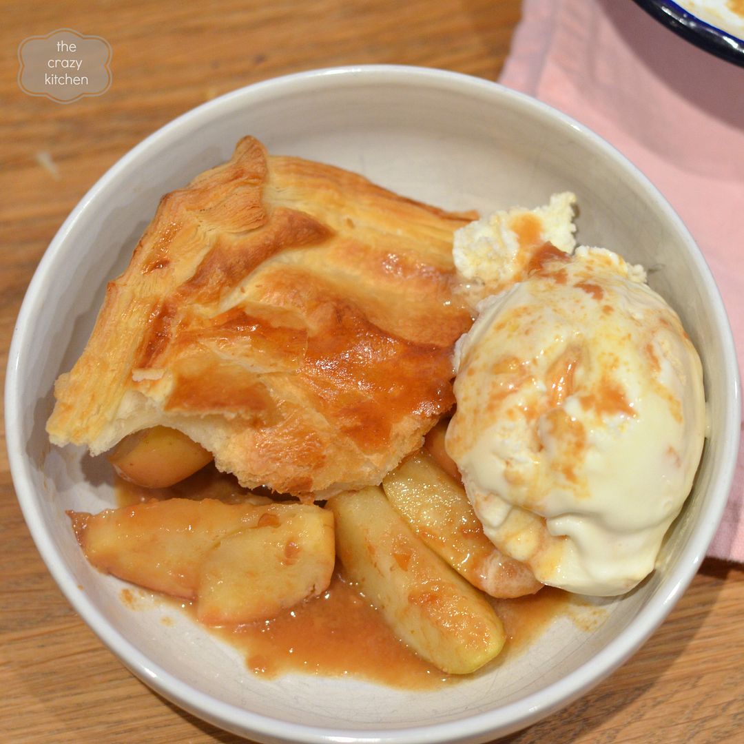 The Crazy Kitchen Toffee Apple Pie