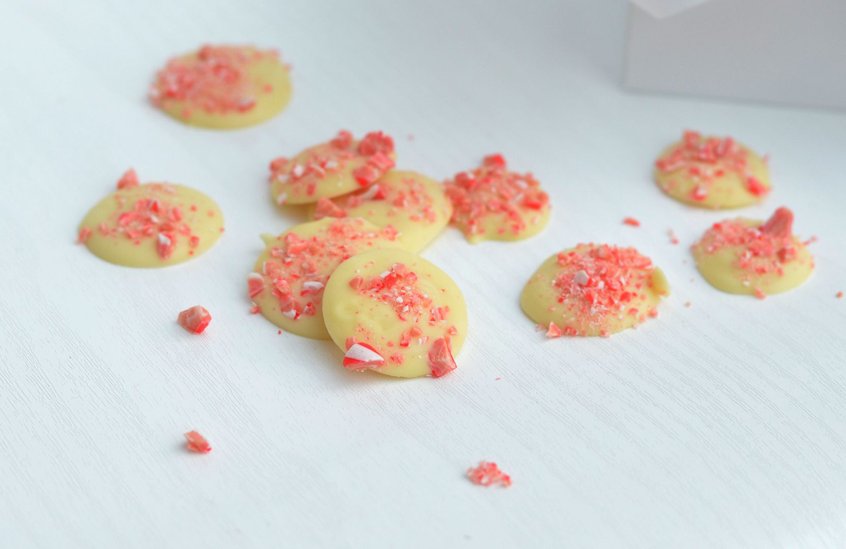 White Chocolate Candy Valentine Hearts