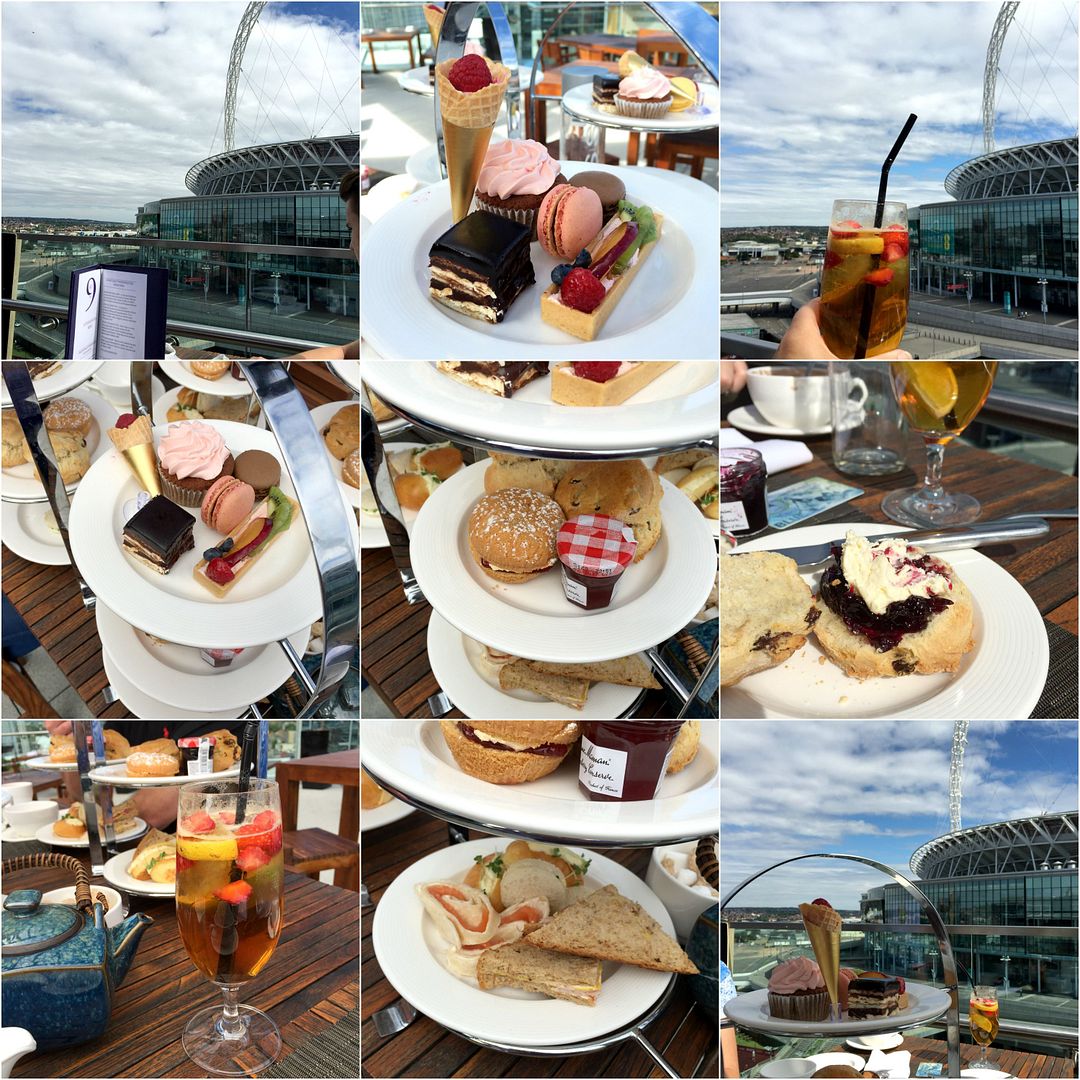Afternoon Tea at Sky Bar 9, Wembley Hilton
