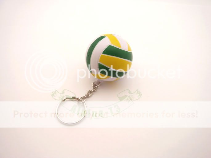 Fashion Sports Christmas Gift ornaments Volleyball Charm KeyChain Ring 