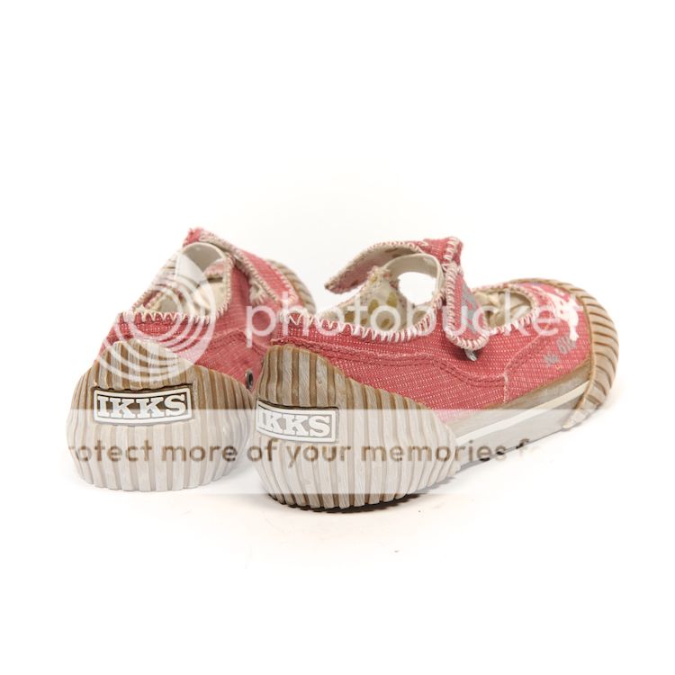 181 IKKS Red Canvas Pirate Print Summer Shoes EUR 30 UK 12 RRP £28