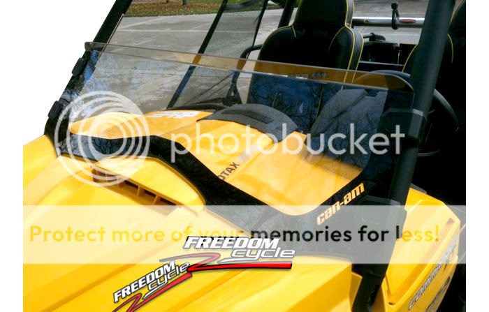 CAN AM COMMANDER HALF WINDSHIELD KIT 1/2 WIND SHIELD 715001477 CLEAR 