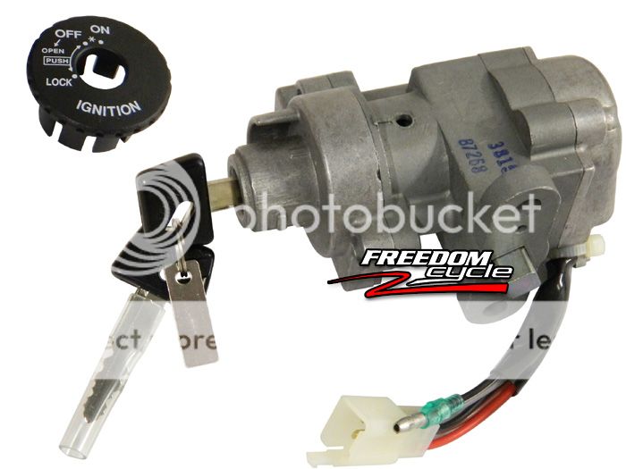 02-11 YAMAHA ZUMA 50 YW50 YW 50 IGNITION SWITCH KEY SWITCH 5PJ-H2501-00 ...