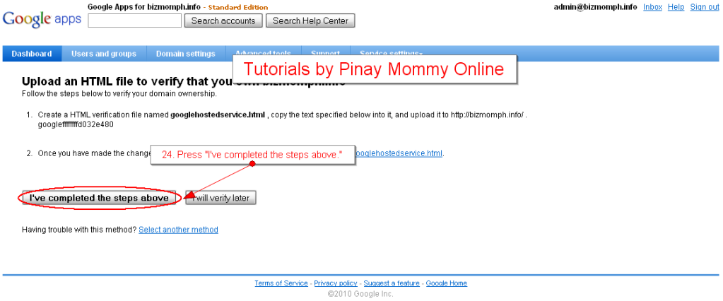 Google Apps Email Tutorials