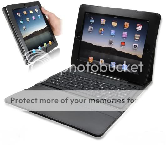   Case W/ Bluetooth Keyboard & Stylus For iPad 1 and iPad 2  