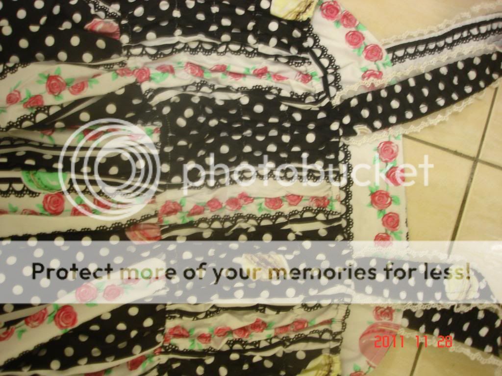 Shirring panel on Macaroon JSK