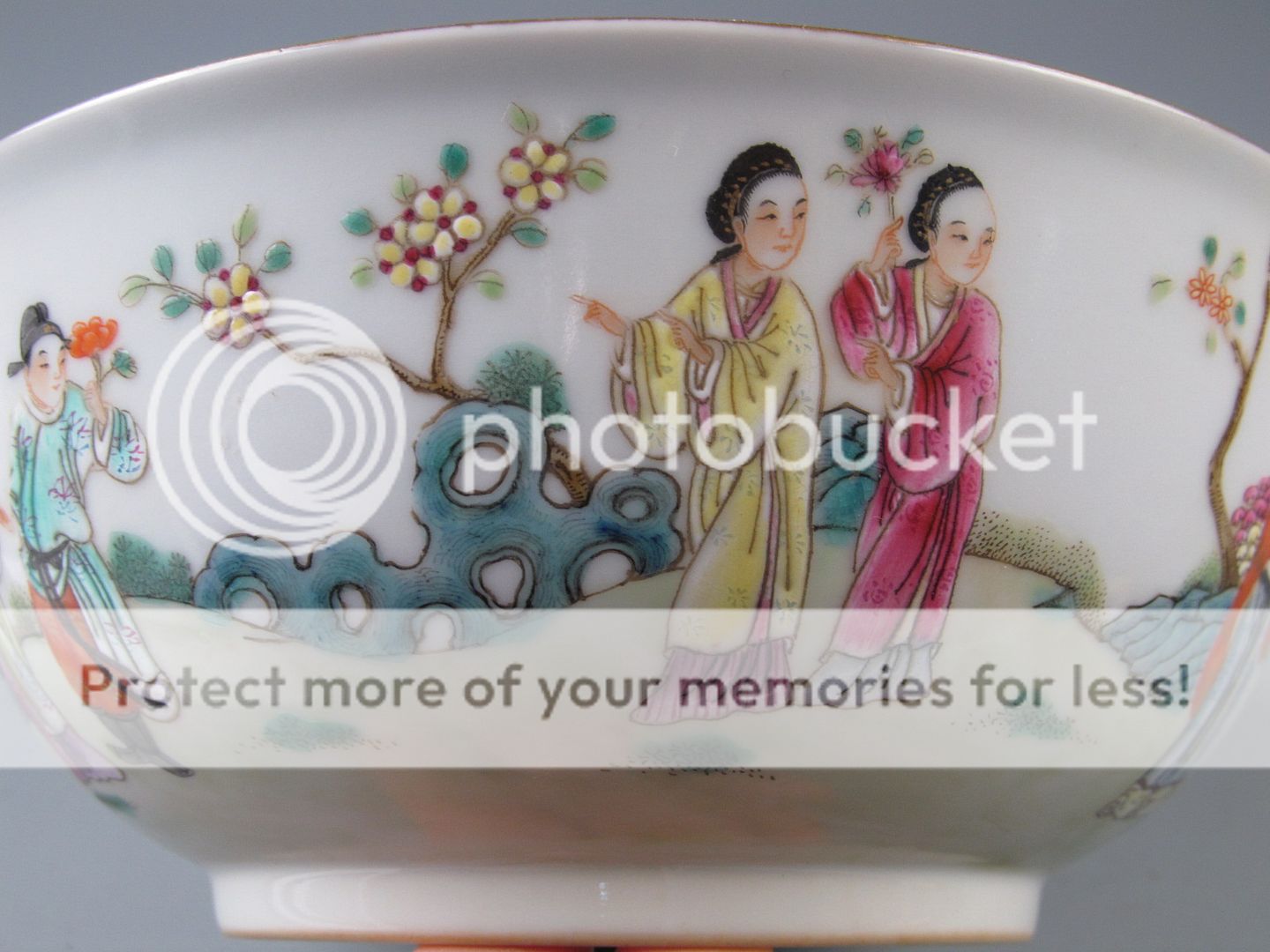 FINE CHINESE BEAUTIFUL FAMILLE ROSE PORCELAIN PEOPLE BOWL  