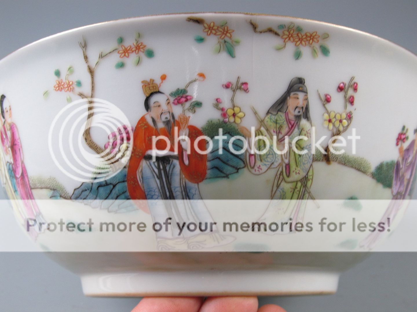 FINE CHINESE BEAUTIFUL FAMILLE ROSE PORCELAIN PEOPLE BOWL  